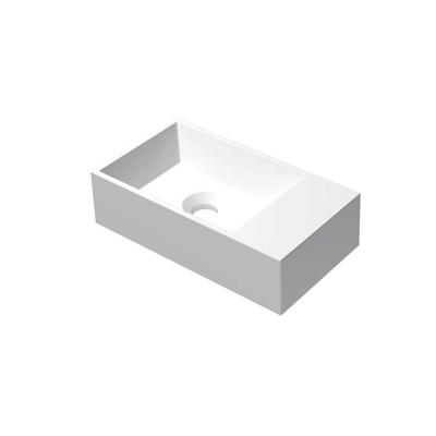 INK - Fontein Polystone Cilinder Zonder Kraangat Rechts - 400x220x100 mm - Mat Wit