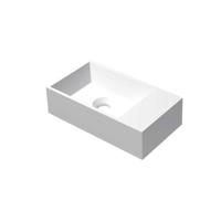 INK - Fontein Polystone Cilinder Zonder Kraangat Rechts - 400x220x100 mm - Mat Wit - thumbnail