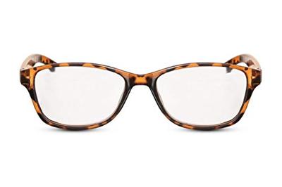 Cwi leesbril unisex rechthoekig bruin (4000) sterkte +2.5