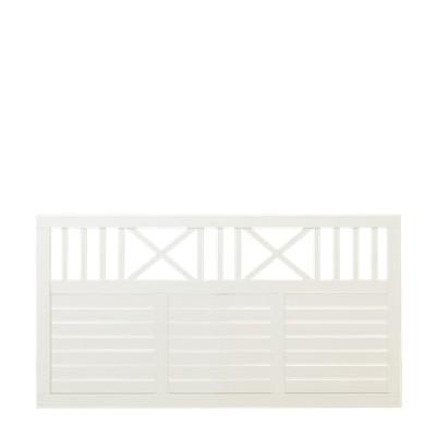 Witte Houten Tuinscherm Nostalgi 180 x 95 CM Witte Houten Tuinscherm Nostalgi 180 x 95 CM