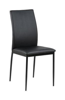 Bendt Eetkamerstoel 'Nuna' PU, kleur Zwart