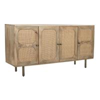 Dressoir DKD Home Decor Hout Mangohout Bruin Natuurlijk 150 x 40 x 76 cm - thumbnail