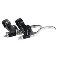 Remgreepset Saccon voor rollerbrake - 4 vingers - zwart / zilver - thumbnail