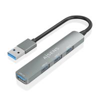 Hub USB Aisens A106-0859 Grijs (1 Stuks) - thumbnail
