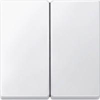 Merten 434519 Wisselschakelaar Afdekking System M Polar-wit 1 stuk(s) - thumbnail