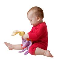 Rabbit blankie assorted - thumbnail