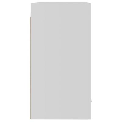 Hangkast 39,5x31x60 cm bewerkt hout wit
