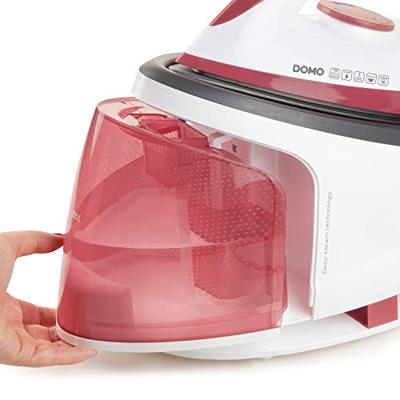 DOMO DO7114S Stoomstrijkstation 2200 W Pink, Wit - thumbnail