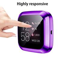 Fitbit Versa 2 Soft TPU case (volledig beschermd) - Paars - thumbnail