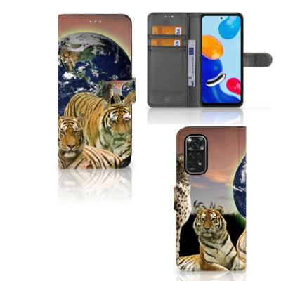Xiaomi Redmi Note 11/11S | Telefoonhoesje | Met pasjeshouder | Roofdieren