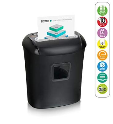 Peach PS500-40 Papierversnipperaar 10 vellen Cross cut 5 x 16 mm P-4 21 l Ook geschikt voor Nietjes