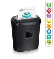 Peach PS500-40 Papierversnipperaar 10 vellen Cross cut 5 x 16 mm P-4 21 l Ook geschikt voor Nietjes - thumbnail