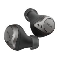 Jabra Elite 75t - Geschikt voor draadloos opladen - In-ear Bluetooth-hoofdtelefoon met actieve ruisonderdrukking en lange batterijduur voor echte draadloze gesprekken en muziek - titaniumzwart - thumbnail