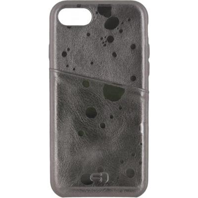 Senza Glam Leather Cover with Card Slot Apple iPhone 7/8/SE (2020/2022) Metallic Grey Senza Glam Leather Cover with Card Slot Apple iPhone 7/8/SE (2020/2022) Metallic Grey