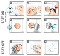 tesa 40210-00000-00 ALUXX Badkamerplank Lijm Chroom (glanzend) - thumbnail