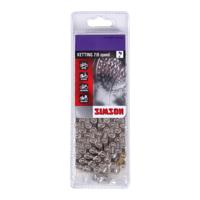Simson ketting derailleur 7/8 - fietsketting 116 schakels - 7/8 speed - 1/2"x 3/32" - zwart - thumbnail