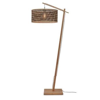 GOOD&MOJO Vloerlamp 'Java' Bamboe, 176cm, kleur Naturel/Zwart