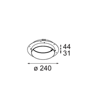 Modular - Concrete ring Ø177 stand concrete boxes - thumbnail