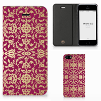 Telefoon Hoesje iPhone SE|5S|5 Barok Pink - thumbnail