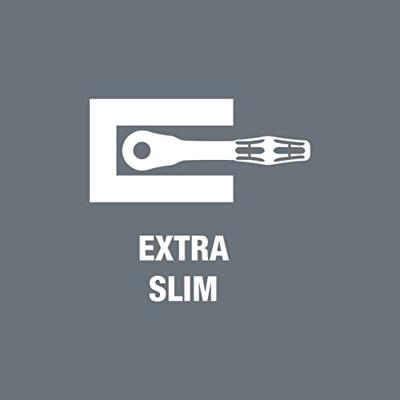 Wera 8100 SC 7 Zyklop Metal-ratelset doorsteekvierkant, 1/2"-aandrijving, metrisch, 28 -delig - 1 stuk(s) - 05004077001 - thumbnail