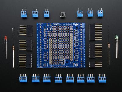 Adafruit Proto-Screwshield (Wingshield) R3 Kit voor Arduino [ADA196]