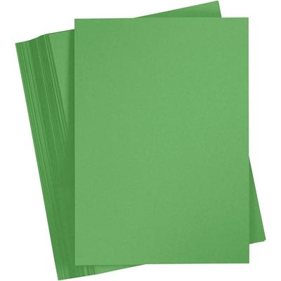 Creativ Company Gekleurd karton, a4, vel 210x297 mm, 180 gr, gras groen, 100 vel/ 1 doos