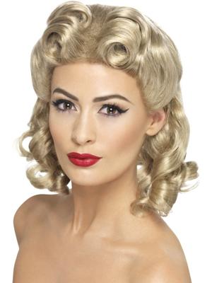 40's Sweetheart pruik blond