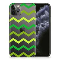 Apple iPhone 11 Pro | TPU bumper | Zigzag Groen - thumbnail