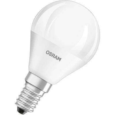 OSRAM HOMELIGHTING 4058075832084 LED-lamp Energielabel F (A - G) E14 Kogel 4.9 W = 40 W Warmwit (Ø x l) 45 mm x 79 mm 1 stuk(s)