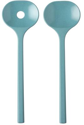 Mepal saladebestek bloom 2-delig pebble green Mepal saladebestek bloom 2-delig pebble green