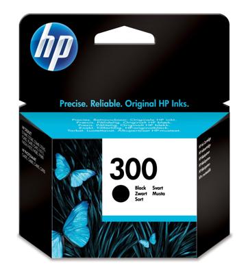 HP inktcartridge 300, 200 pagina's, OEM CC640EE, zwart