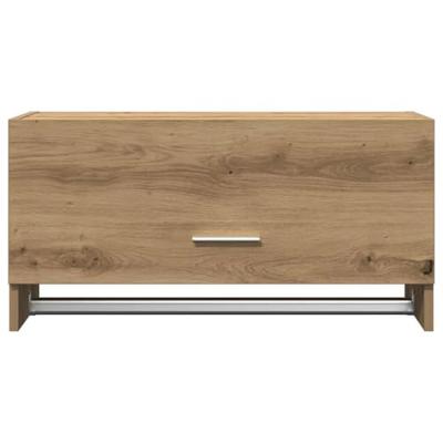 Kledingkast 70x32,5x35 cm bewerkt hout artisanaal eikenkleur