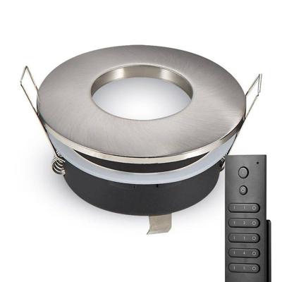 12x LED inbouwspots Vegas - Geborsteld aluminium - 4 Watt 345 lumen - 2700K warm wit - IP44 waterdicht - GU10 - Dimbaar - met dimmer en afstandsbediening - Voor badkamer 12x LED inbouwspots Vegas - Geborsteld aluminium - 4 Watt 345 lumen - 2700K warm wit - IP44 waterdicht - GU10 - Dimbaar - met dimmer en afstandsbediening - Voor badkamer