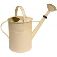 Zinken gieter 9 liter ivoor - thumbnail
