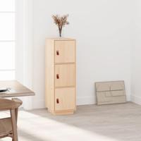 Hoge kast 34x40x108,5 cm massief grenenhout - thumbnail