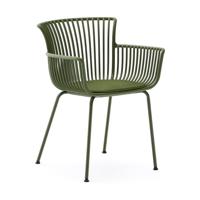 Kave Home Tuinstoel 'Surpika' Kunststof, kleur Groen - thumbnail