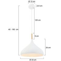 Mexlite Hanglamp bjorr 7730w wit - thumbnail