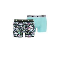 Puma Boxershorts Camo 2-pack Yellow/Blue-S - thumbnail
