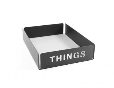 Trendform Bijzettafel dienblad - Dingen - Zwart