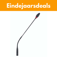 Sennheiser MEG 14-40-L B zwanenhalsmicrofoon met rode LED-ring 400 mm - thumbnail