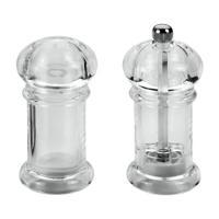 Metaltex Zoutvaatje + Pepermolen 10 cm Acryl - thumbnail