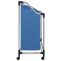 Wassorteerder met 3 zakken staal blauw - thumbnail