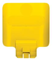 Paneel rubbermaid slim jim rs voor label geel - thumbnail