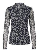 Only Onlerica Life Mesh L/s Top Jrs Noos T-shirt Lange Mouw Blue Graphite Rodeo Pumice - thumbnail