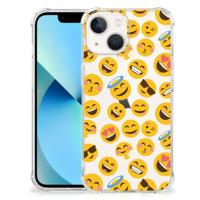 iPhone 13 mini Doorzichtige Silicone Hoesje Emoji - thumbnail
