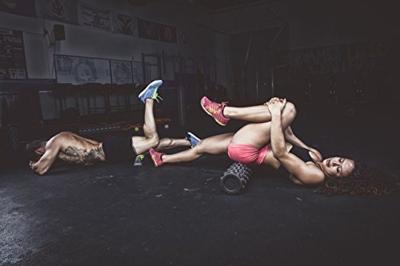 RumblerRoller 31" Full Size Xtra Firm Black Textured Foam Roller