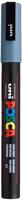 Uni POSCA paintmarker PC-3M, 1,5 mm, arduingrijs - thumbnail