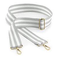 Atlantis BG765 Boutique Adjustable Bag Strap - Light-Grey/White - 127 x 5 cm - thumbnail