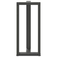Bartafelpoten 2 st T-vormig 50x35x(90-91) cm staal antraciet - thumbnail