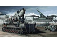 Trumpeter 1/35 Morser Karl-Gerat 040/041 on railway transport carrier - thumbnail